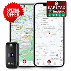 SafeTag Mini 4G - 4G LTE Rechargeable Mini GPS Tracker