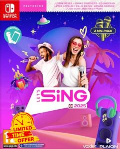 Let's Sing 2025 2 Mic Pack - UK Edition (Nintendo Switch)