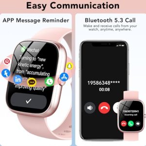 1.91" Inch HD Touch Screen Fitness Watch with Heart Rate Sleep Monitor