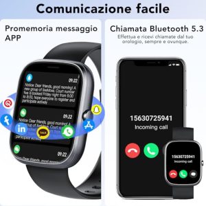 1.91" Inch HD Touch Screen Fitness Watch with Heart Rate Sleep Monitor