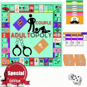 DEJIN Adult Monopoly Board Game - Couples' Edition for Romantic and Entertaining Nights I