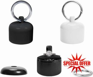 NATOSU Pack of 2 Travel Jewellery Holder