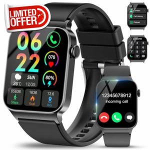 VKROBAG Smart Watch for Men Women Answer/Make Calls