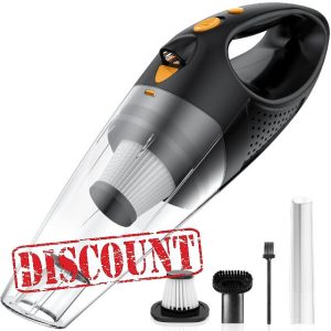 Powools Handheld Vacuum Cordless with 2 Filters