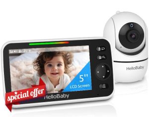 HelloBaby Baby Monitor with Camera and Night Vision