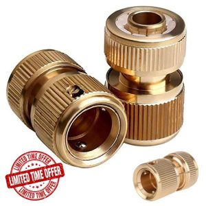 2 PCS Brass Hose Connector