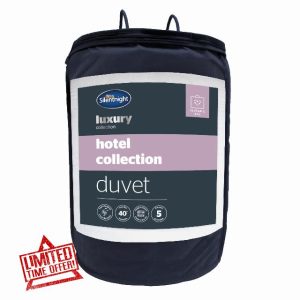 Silentnight Hotel Collection Double Duvet – 10.5 Tog Luxury Duvet Ideal for All Seasons Ensuring a Relaxing Night’s Sleep– Hypoallergenic and Machine Washable – Double – 200 x 200cm