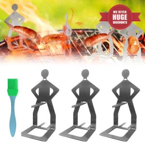 IUSOT 3pcs BBQ Sausage Holder