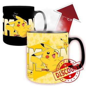 ABYSTYLE Pokémon Pikachu Heat Change Ceramic Novelty Coffee & Tea 460ml / 15.5oz Mug