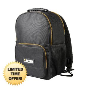 JCB Cool Box - Cooler Backpack | Insulated Cool Lunch Bag | Picnic Backpack | Camping Beach Travel Bag |16L Capacity | Camping Rucksack Cool Bag | Fishing Bag | Thermal Bag | Camping Coole