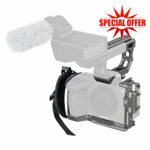 SMALLRIG FX3 / FX30 HawkLock Quick Release Camera Cage Kit for Sony with XLR Handle Extension
