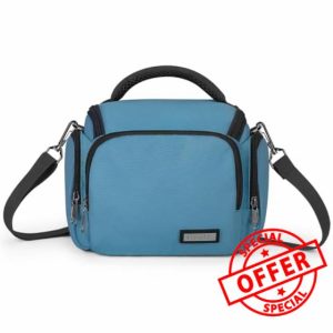 UBORSE Camera Bag Case Camera Shoulder Bag DSLR SRL Bag Photography Accessories with Removal Straps for Women Men (Green)