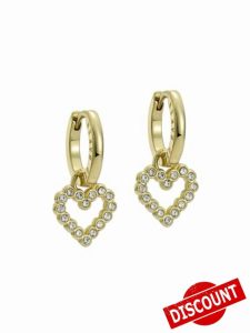 Ted Baker Amora Crystal Halo Heart Huggie Earrings For Wome