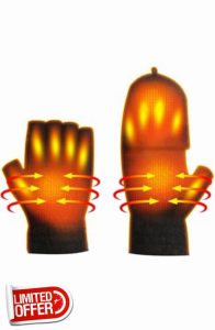 USB Heated Gloves for Women Men