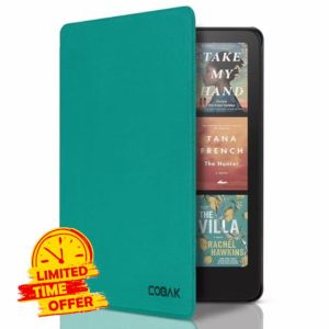 CoBak Case for 7" All-New Kindle Paperwhite(12th Generation 2024) and Kindle Colorsoft Signature Edition - PU Leather Smart Cover with Auto Sleep/Wake