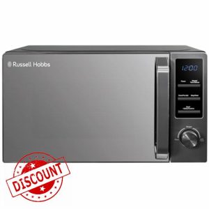 Russell Hobbs 20 Litre 800W Dark Steel Digital Microwave with 8 Auto Cook Menus & Deforst Function