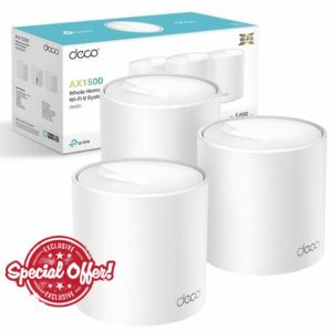 TP-Link Deco X10(3-pack) AX1500Mbps Whole Home Mesh WiFi 6 System