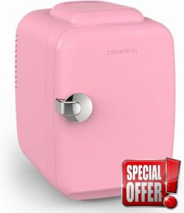 CROWNFUL Mini Fridge
