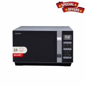 Sharp R360SLM Silver Microwave 900W 23L