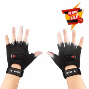 WELKIN Bright LED Flashlight Gloves