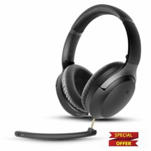 Avantalk Aria 3 - Bluetooth 5.3 Noise-Cancelling Headset with Mic for Work Calls & Music
