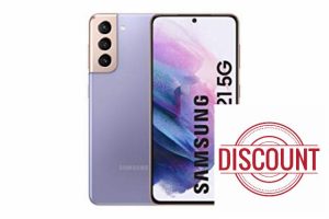 Samsung Galaxy S21 5G Smartphone SIM Free Android Mobile Phone Phantom Violet 128GB (Renewed)