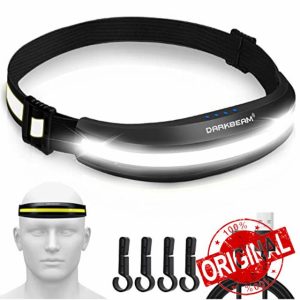 DARKBEAM Head Torch USB Rechargeable LED Headlamp Hardhat Light