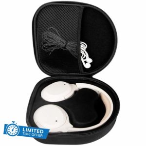 Headphones Case Compatible with Anker Soundcore - Q20 Q20i Q30 Q35 Q45 H30i Hybrid Active Noise Cancelling Headphones Anti-Scratch Water and Dust Resistant Impact-Resistant Portable Travel Bag