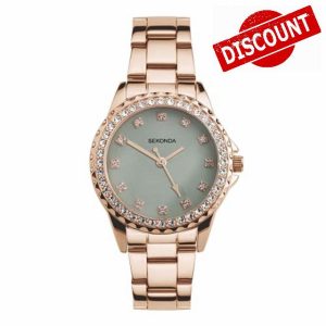 Sekonda Elizabeth Women's Quartz Watch 33mm with Stone Set Case