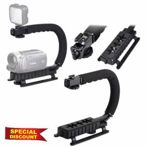 Laven & Ivory Camera Stabilizer Handle Grip for DSLR & Action Cameras – Video Recording Stabilizer with Anti-Slip Foam Grip