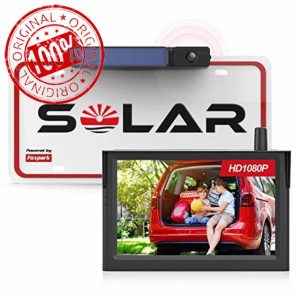 Foxpark Solar Wireless Reversing Camera 3 Mins Easy Installation 1080P Reverse Camera Kit