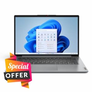 Lenovo IdeaPad 1 | 15 inch Full HD Laptop | Intel Pentium Silver N6000 | 4GB RAM | 128GB eMMC | Windows 11 Home in S Mode | Cloud Grey | Microsoft 365 Personal
