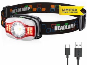 Glangeh Head Torch Rechargeable