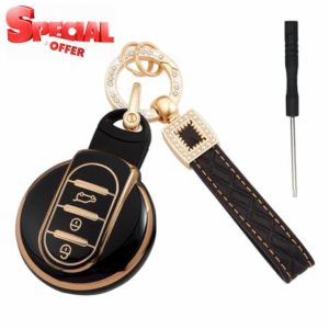 Misuyue B-mw Mini Cooper Key Cover for B-MW MINI Cooper F54 Clubman F55 F56 F57 F60 R56 R57 R58 R59 Cabrio Clubman Countryman