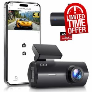 GKU 4K Dash Cam