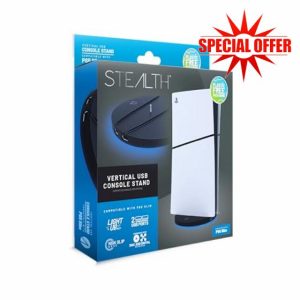 STEALTH Vertical Stand - Compatible with both Disc and Digital versions of the PS5 Slim Console
