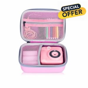 Riosin Kids Instant Print Camera Case Compatible with YORKOO/OPERHOO/CHRERNA/YKSLEMON/CKATE Kids Instant Print Camera