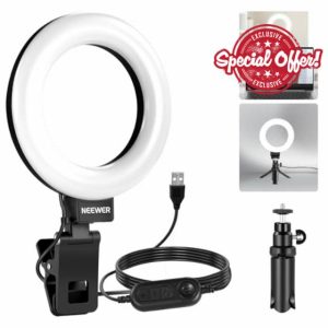 NEEWER Basic 5" Ring Light for Video Conference Lighting