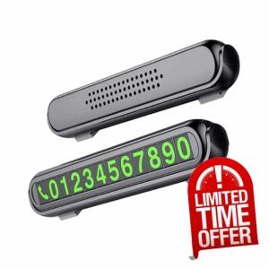 RSYHVG Temporary Car Parking Card Number Plate