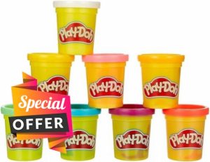 Play-Doh 8-Pack Rainbow Non-Toxic Modelling Compound with 8 Colours: Red