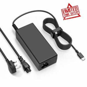 Jeestam 45W Chromebook Charger USB C Laptop Charger Compatible with HP
