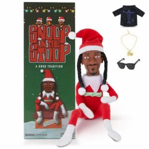 Dogg On A Stoop 2024 Christmas Elf Doll Plush Toys Shelf Decor