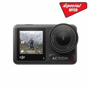 DJI Osmo Action 4 Standard Combo - 4K/120fps Waterproof Action Camera with a 1/1.3-Inch Sensor