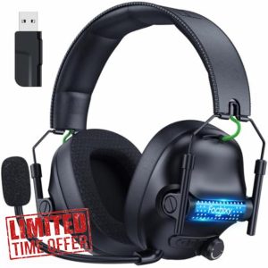 Fachixy「2024 New」FC400 Wireless Gaming Headset with Microphone for PC/PS5/PS4