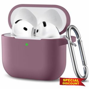 Ouwegaga Compatible for AirPods 4th Generation Case 2024- Full Body Protective Shock-Resistant Silicone Case Cover Compatible with Apple AirPod 4 Case