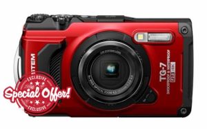 OM SYSTEM Tough TG-7 Red Digital Camera