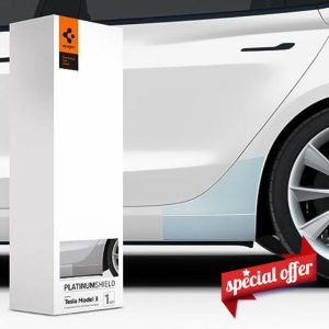 Spigen PlatinumShield Auto Paint Protection Film for Tesla Model 3 (2022-2025) Fender