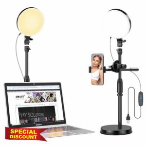 EMART Photography Lighting for Video Light with Adjustable Stand