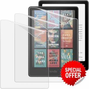 MoKo 3 Pack Screen Protector for 7" Kindle Paperwhite 12th Generation 2024 and Kindle Colorsoft Signature Edition
