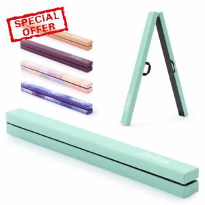 ZELUS 7 ft. 210cm Foldable Gymnastics Balance Beam